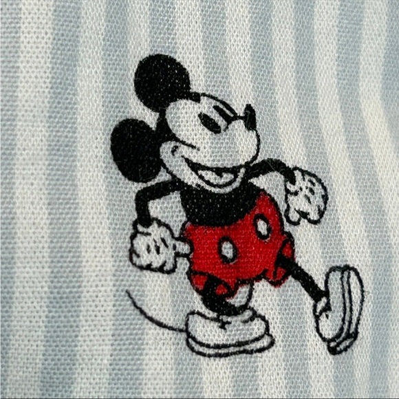 Disney Mickey Mouse Striped Button Down Shirt Mickey’s Moods - Size XL - Picture 7 of 12
